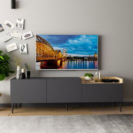 Hanah Home Mia Soporte de TV Antracita